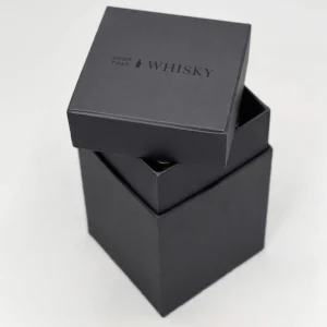 Чорна коробка его для алкоголю з лого Drop that whisky