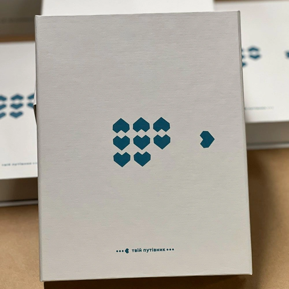 Коробки для щоденників з шовкодруком