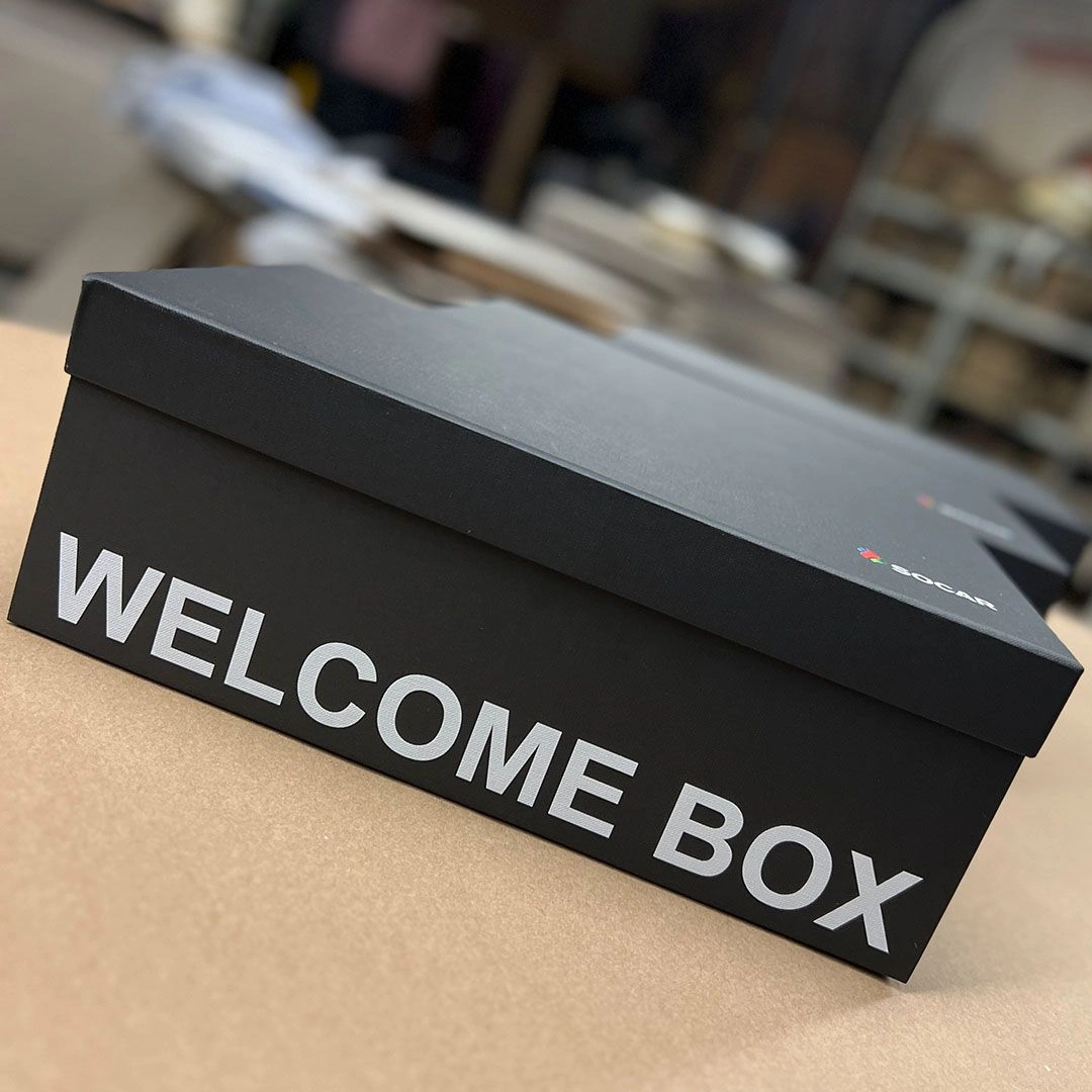 Коробки кришка-дно з УФ-друком Socar