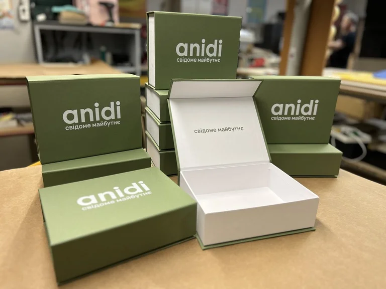 Бокси для презентації продукту Anidi