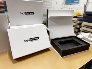 Коробки для презентації нового продукту Tapstonex