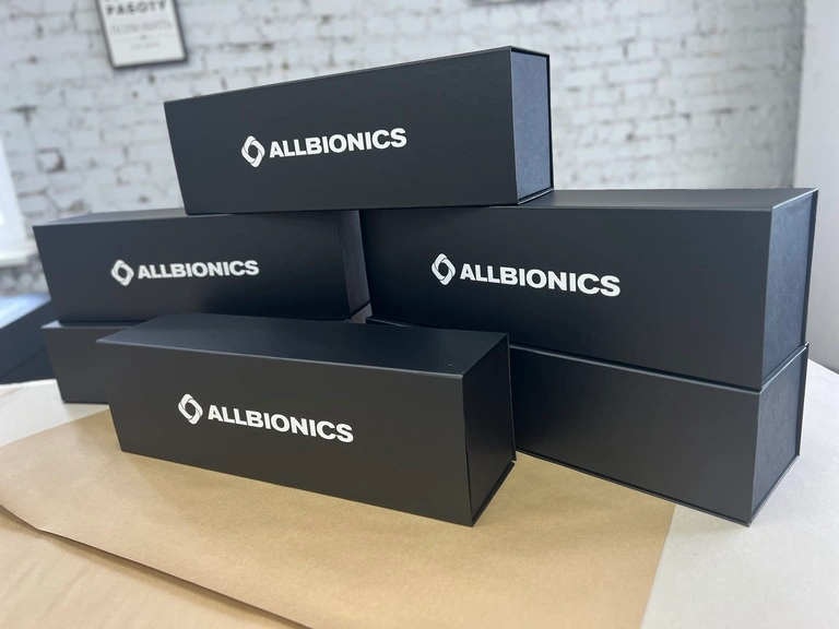 Чорні коробки для упаковки Allbionics