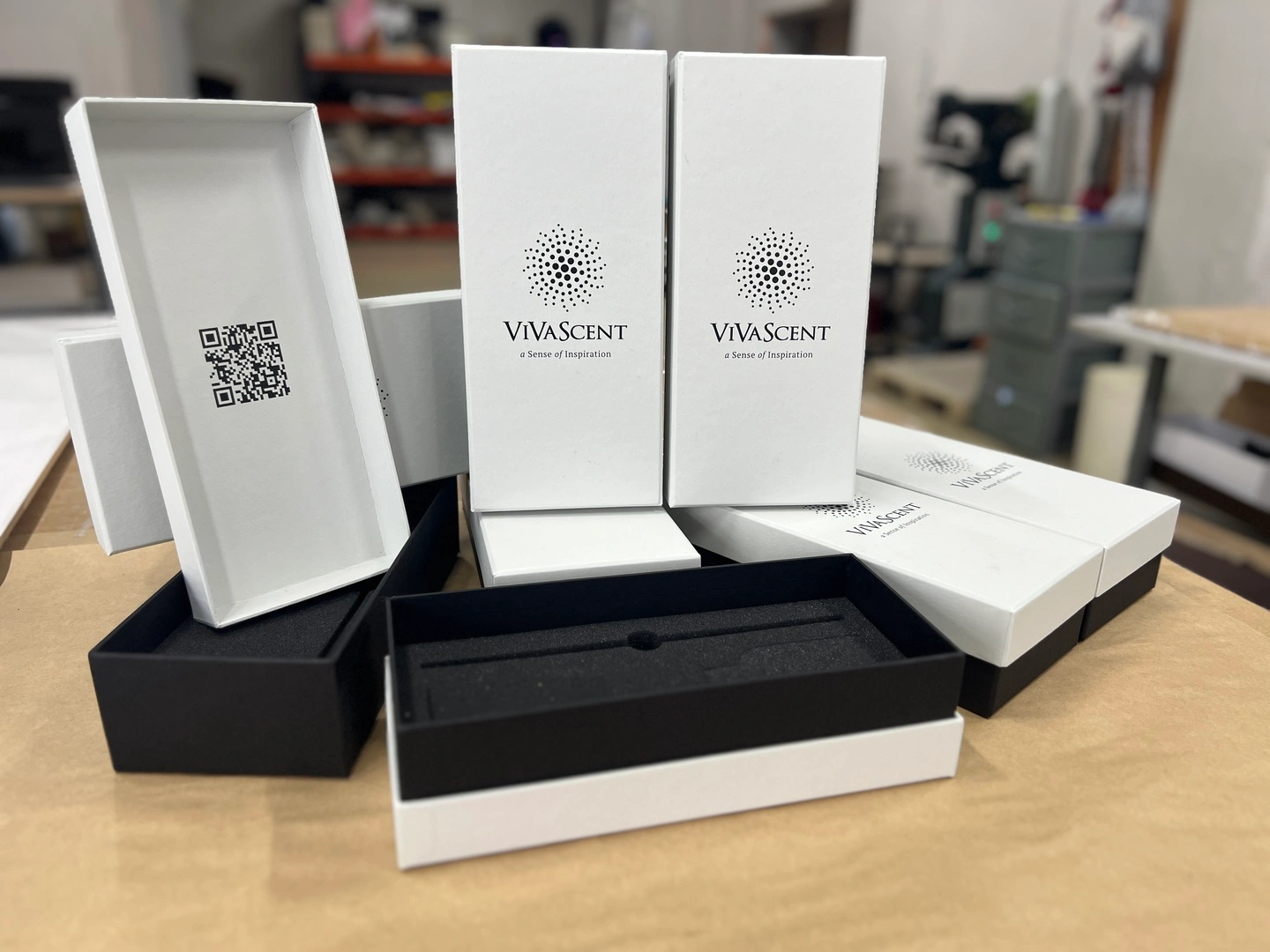 Коробки крышка-дно для аромодифузоров под заказ Viva Scent