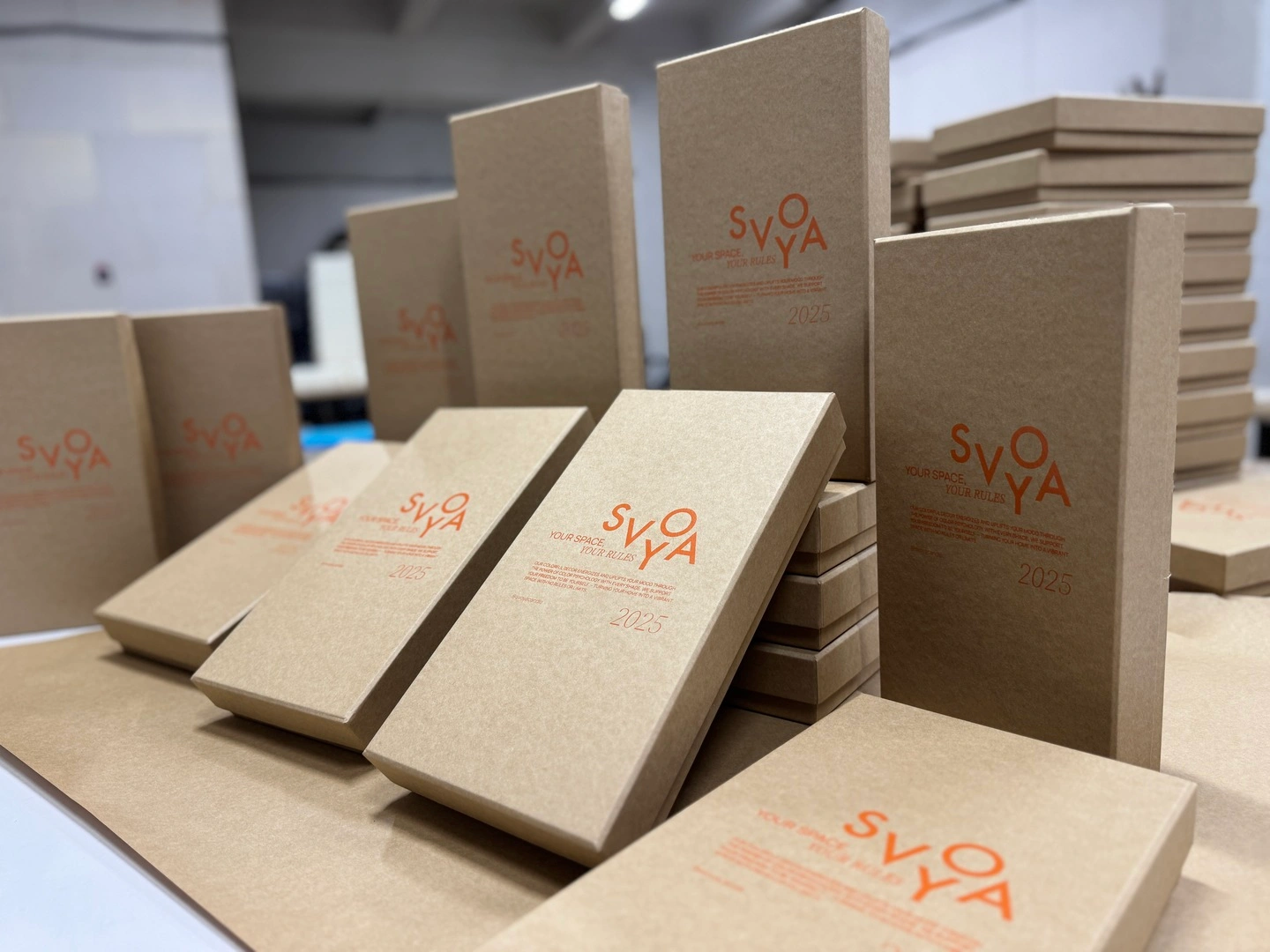 Kraft packaging for SVOYA candles