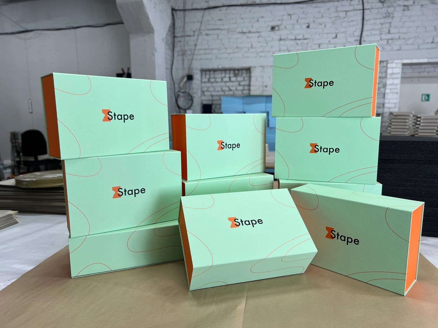 Branded gift boxes for Stape company