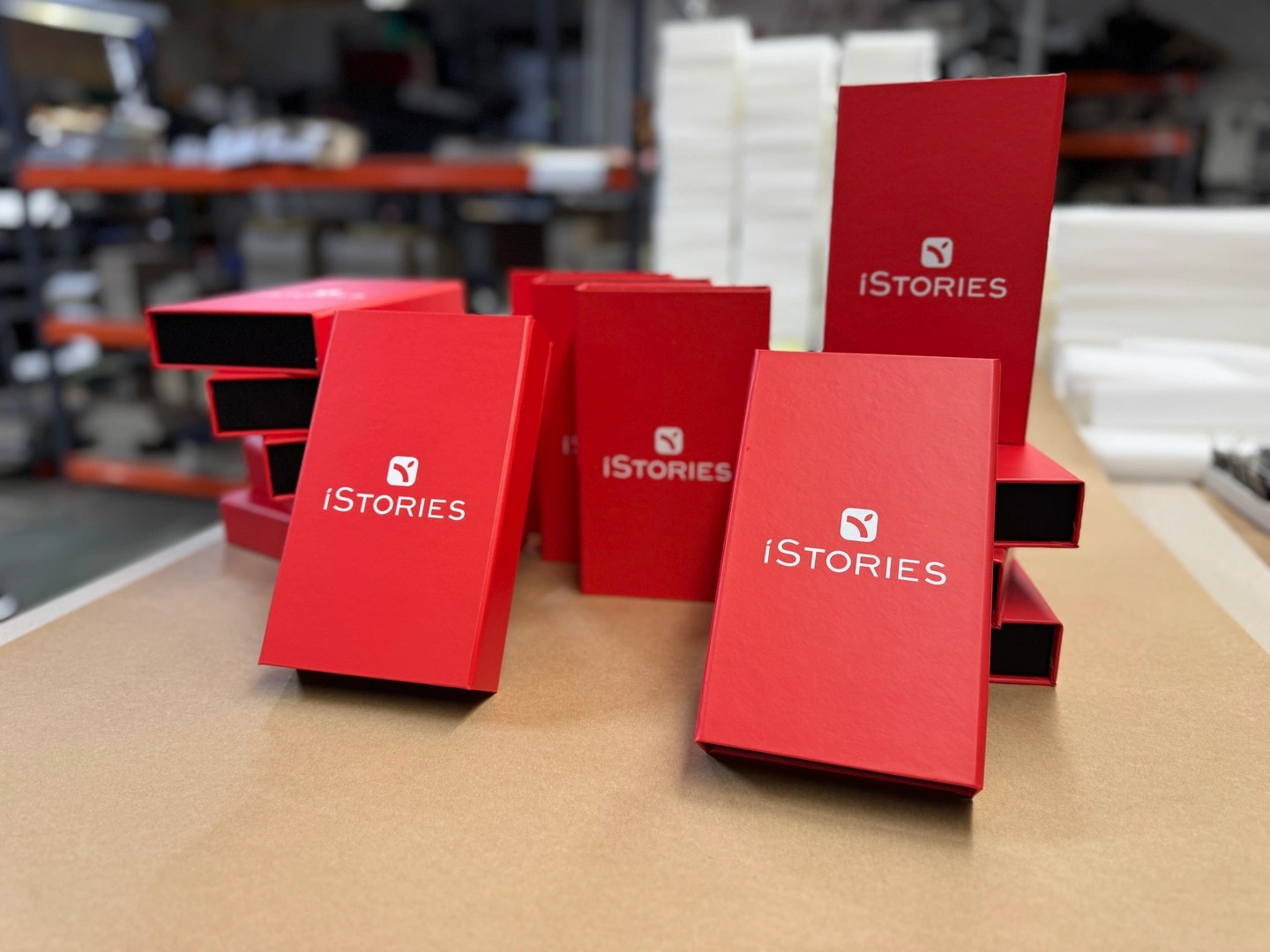 Red Phone Boxes with Matte Lamination and Insert iStories