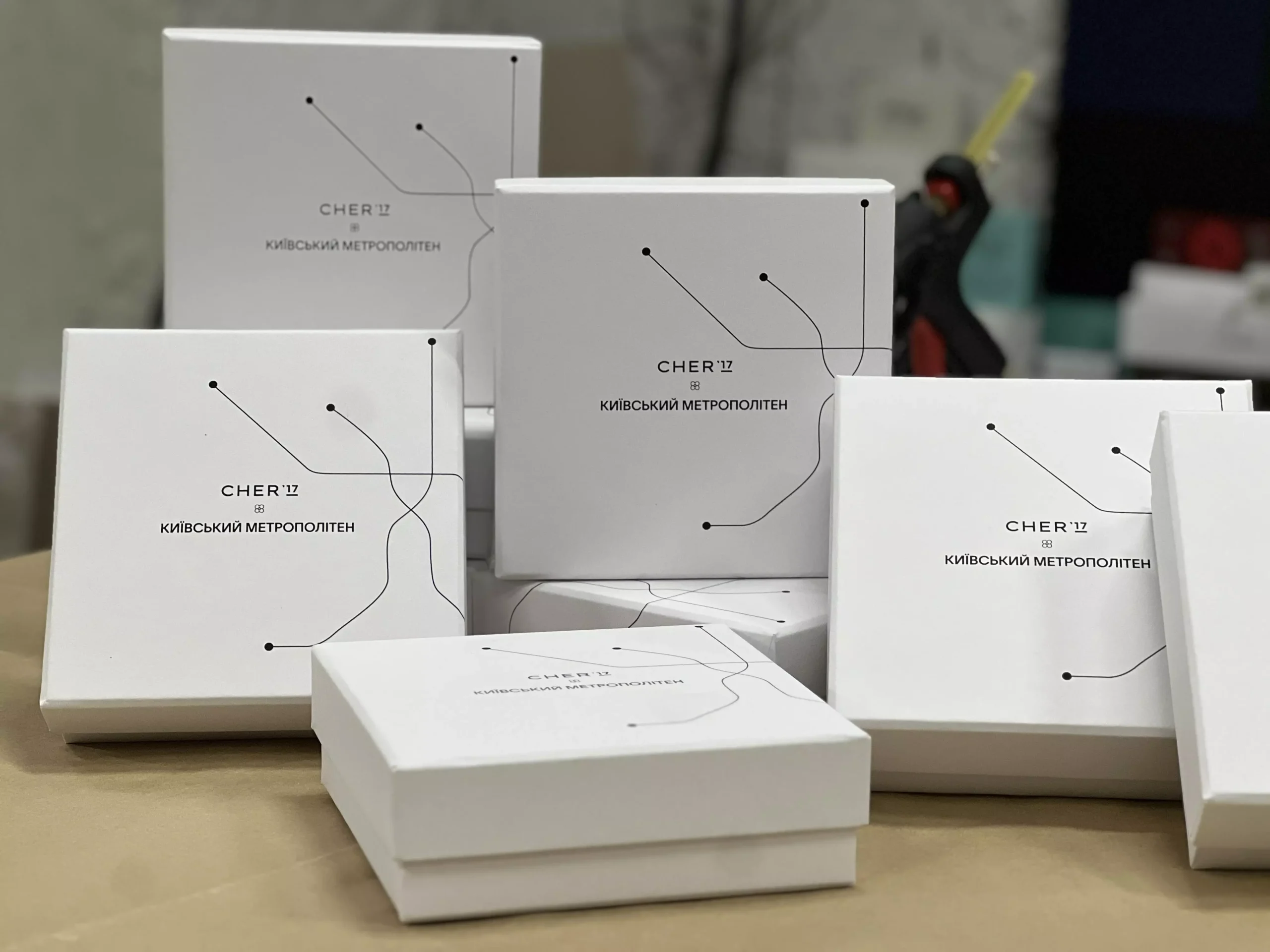 Коробки для пакування хустин CHER’17