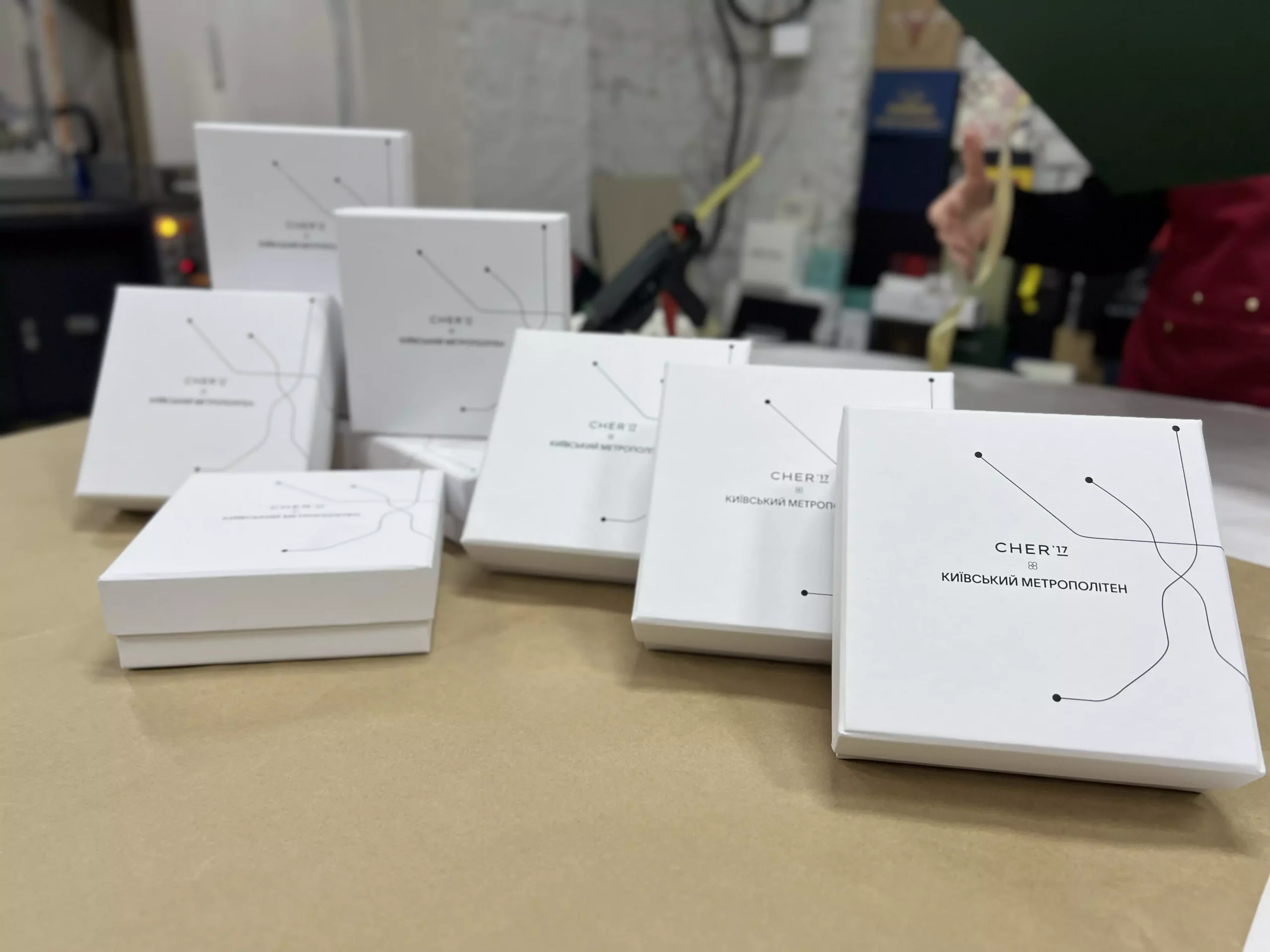 Коробки для пакування хустин CHER’17