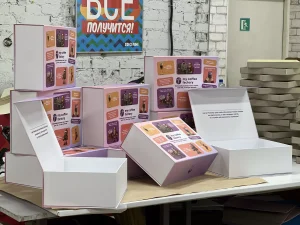 Подарункові коробки для My coffee factory з повнокольоровим друком