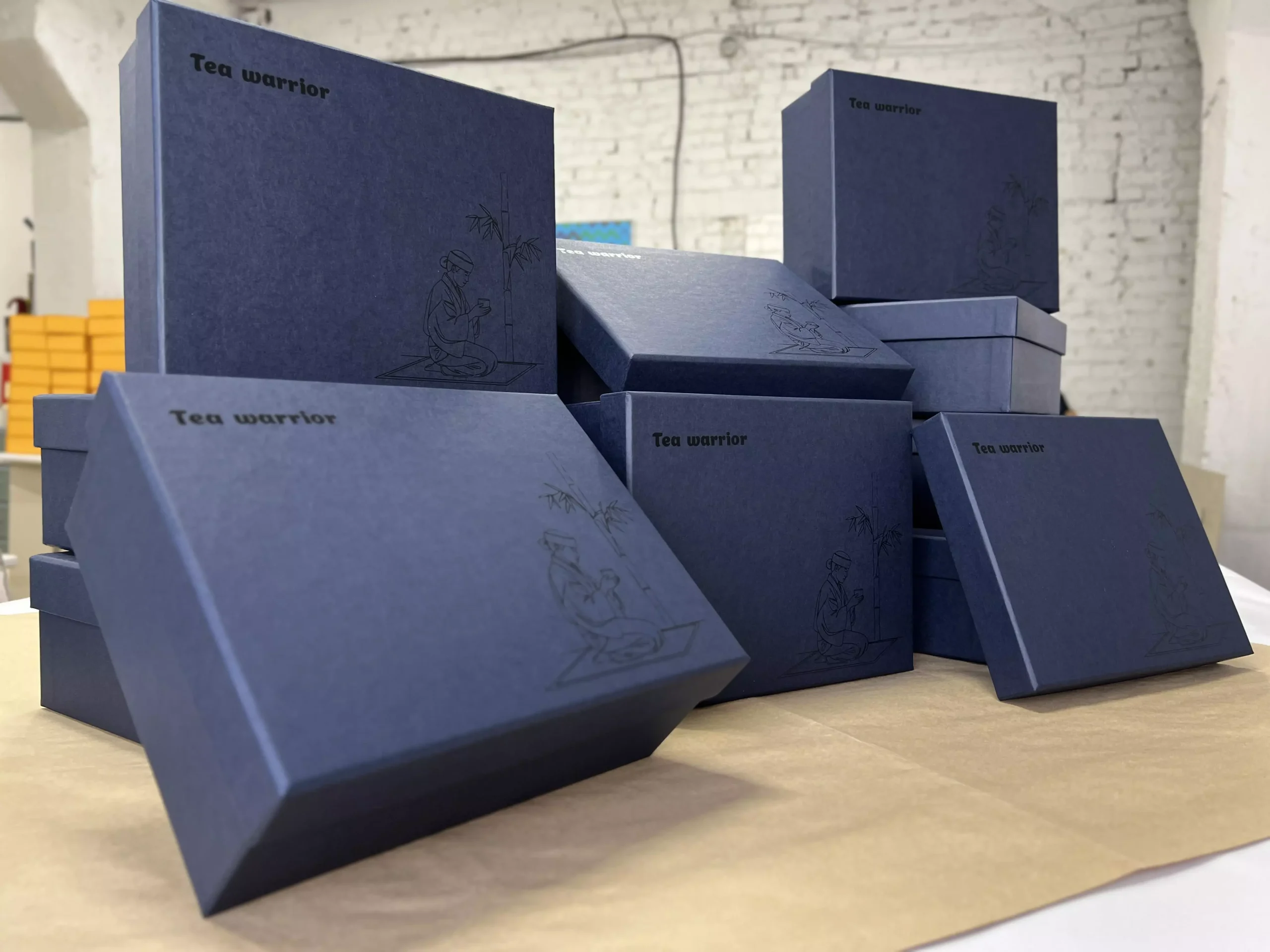 Коробки для пакування подарункових наборів Tea warrior
