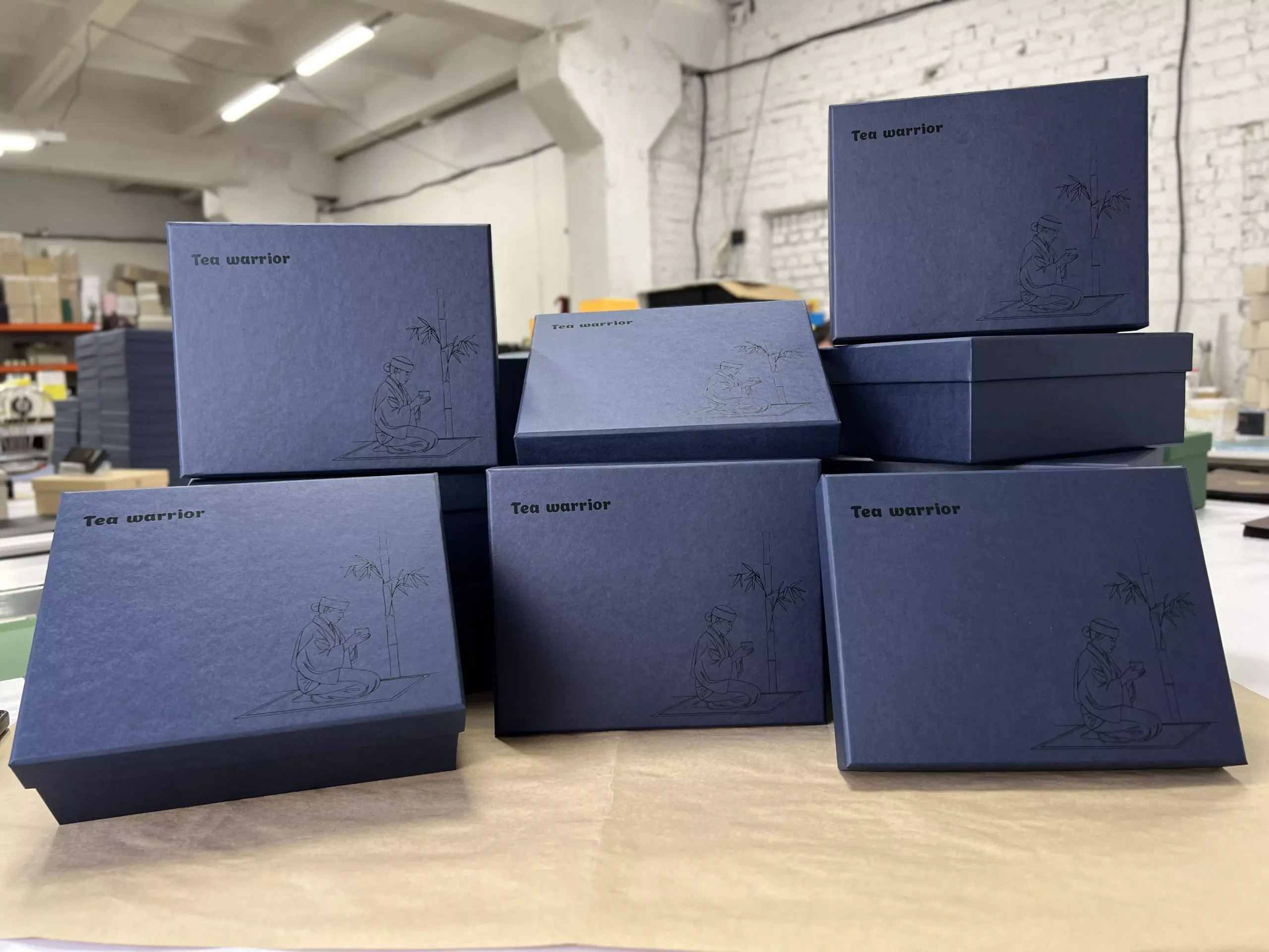 Коробки для пакування подарункових наборів Tea warrior