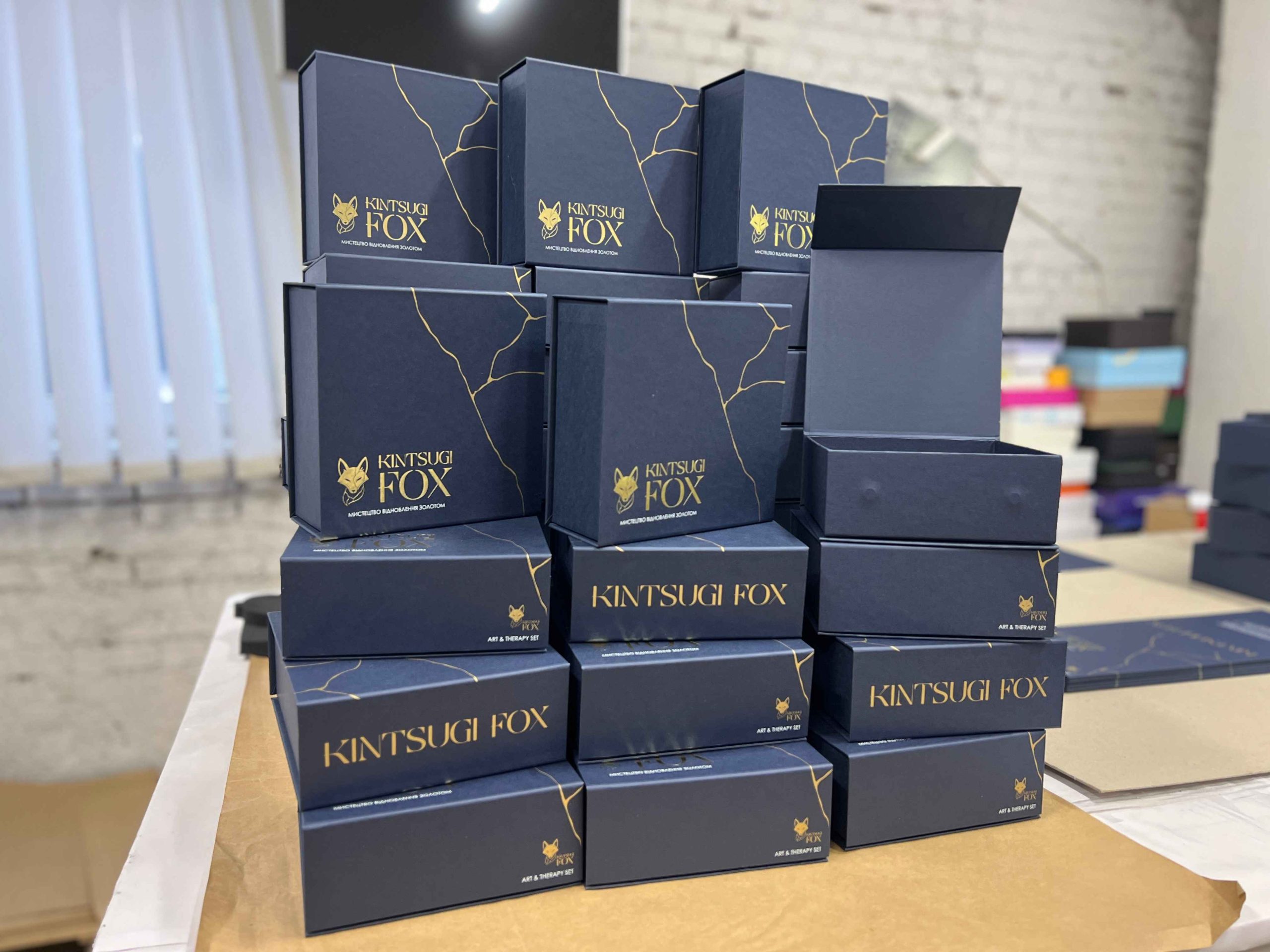 Брендовані коробки для наборів Kintsugi Fox 1