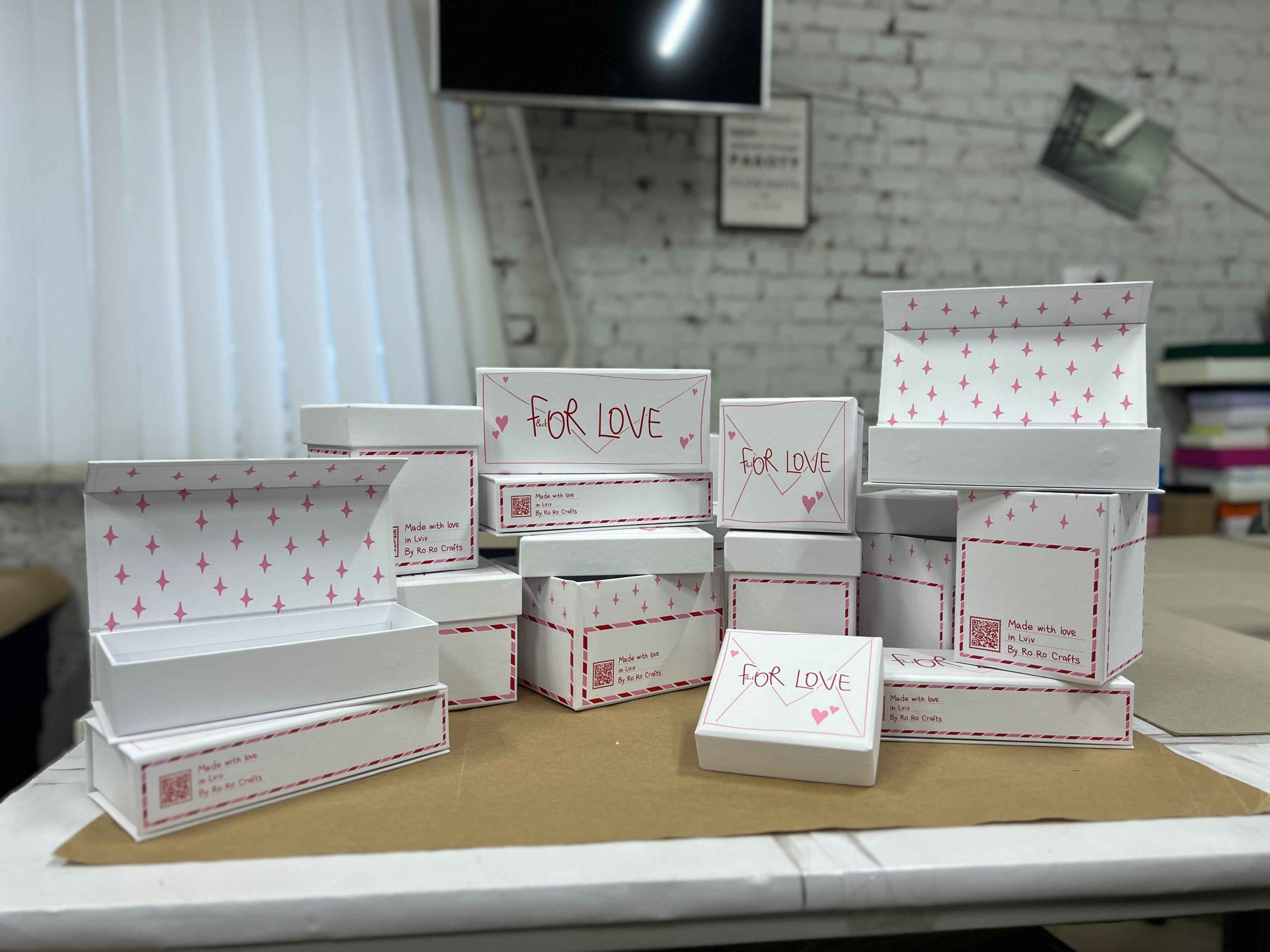 Коробки для пакування керамічних виробів For Love 3