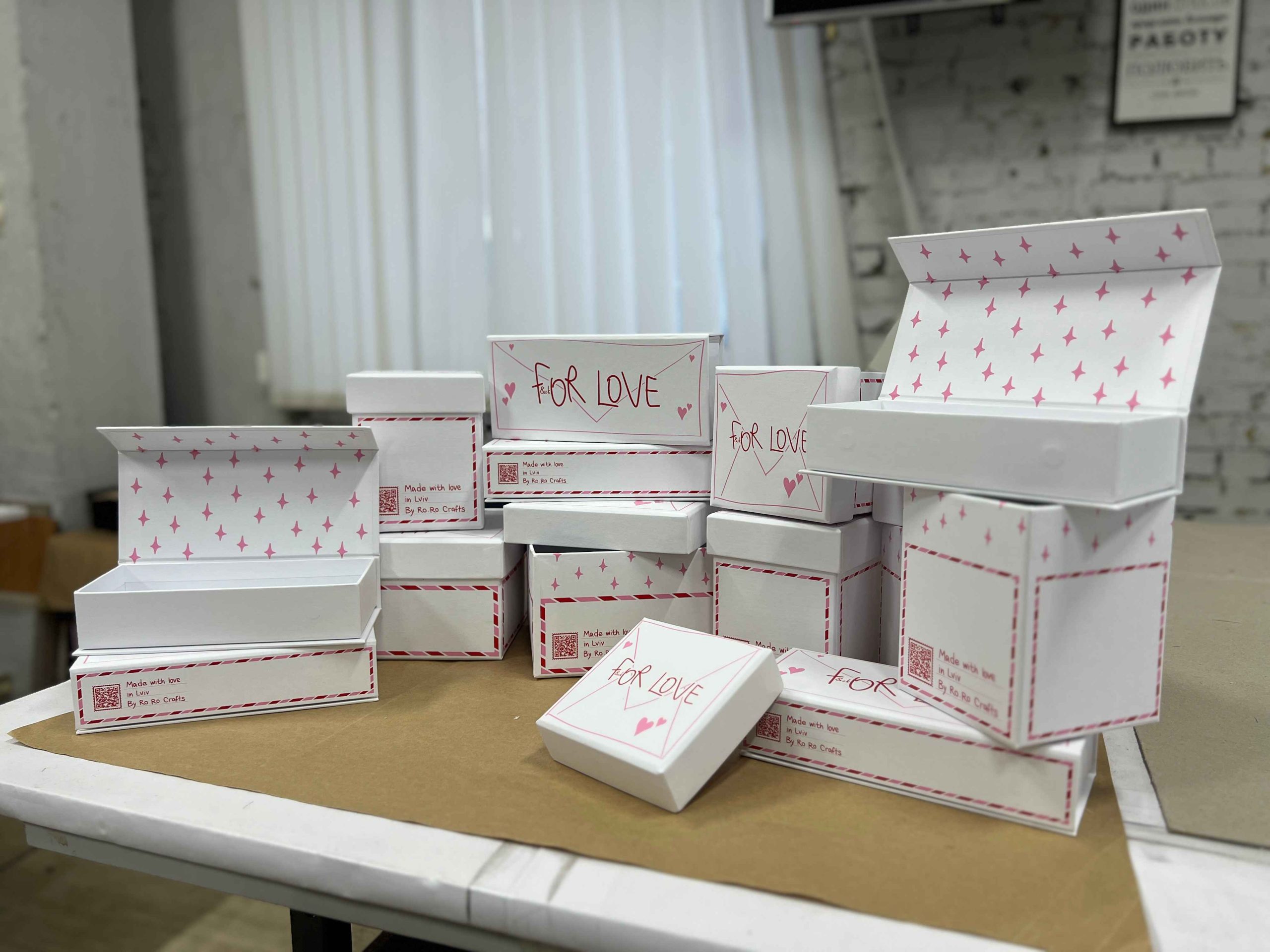 Коробки для пакування керамічних виробів For Love 2