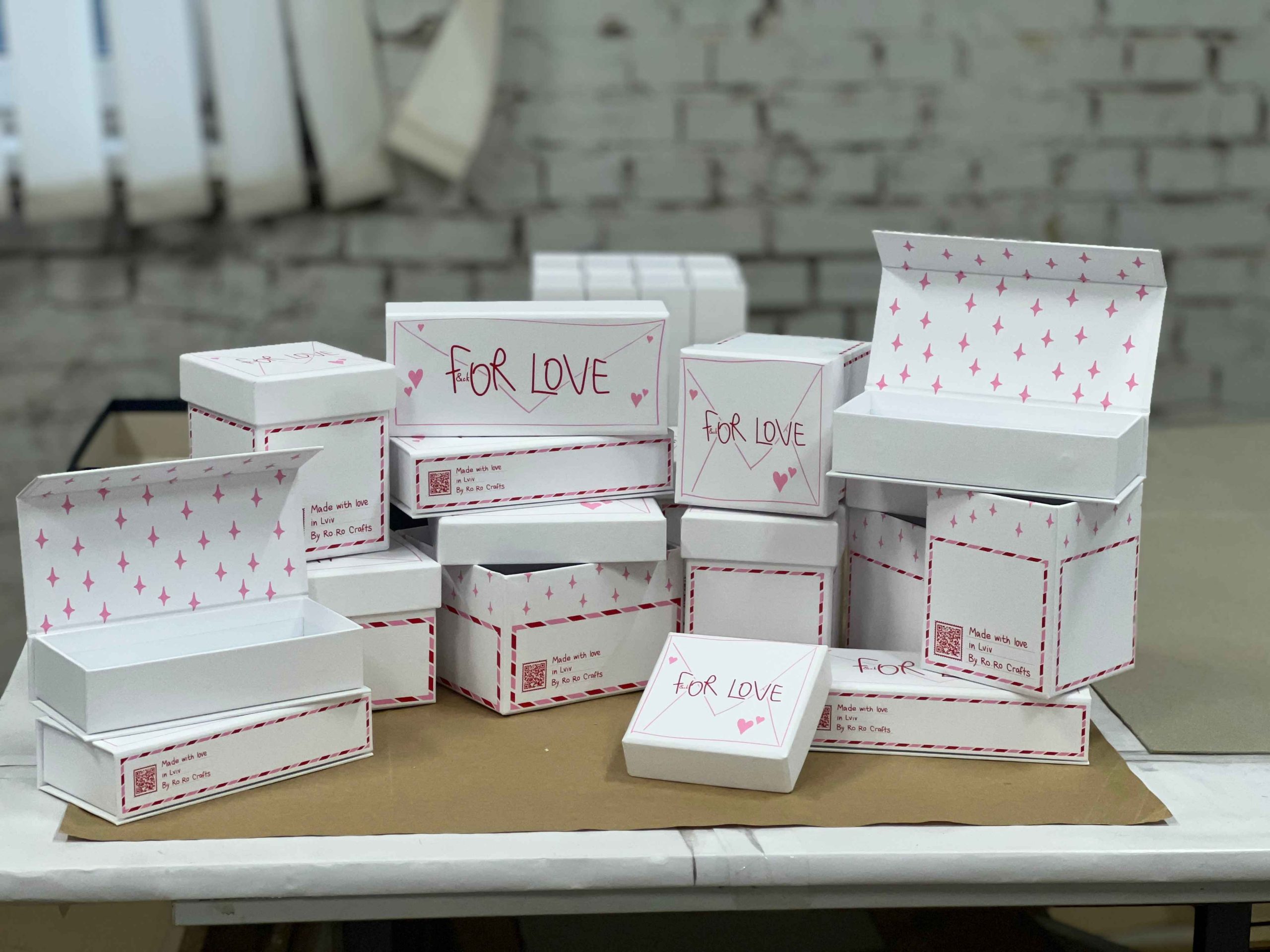 Коробки для пакування керамічних виробів For Love 4