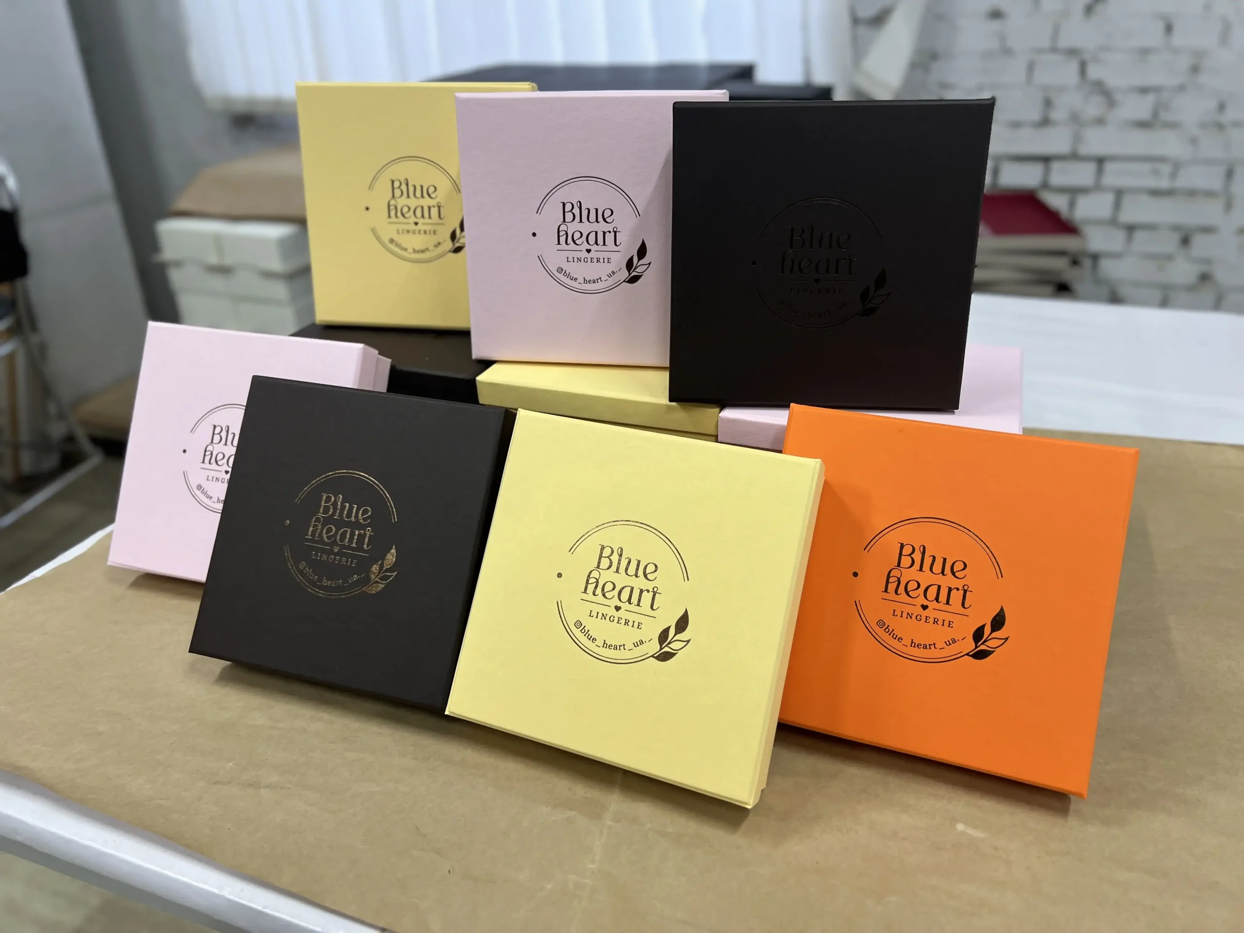 Коробки для пакування білизни Blue Heart