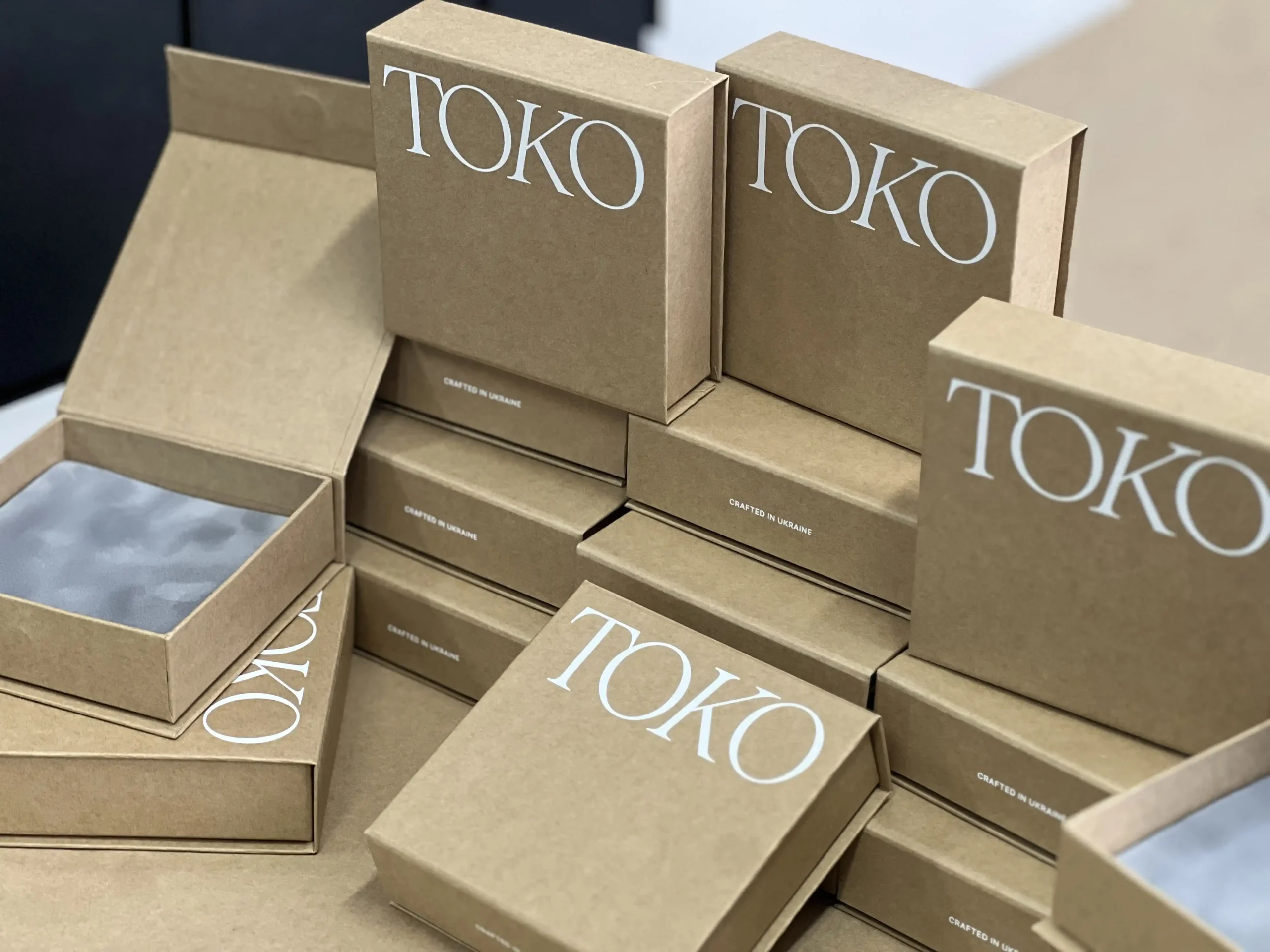 Коробки для пакування ювелірних виробів TOKO