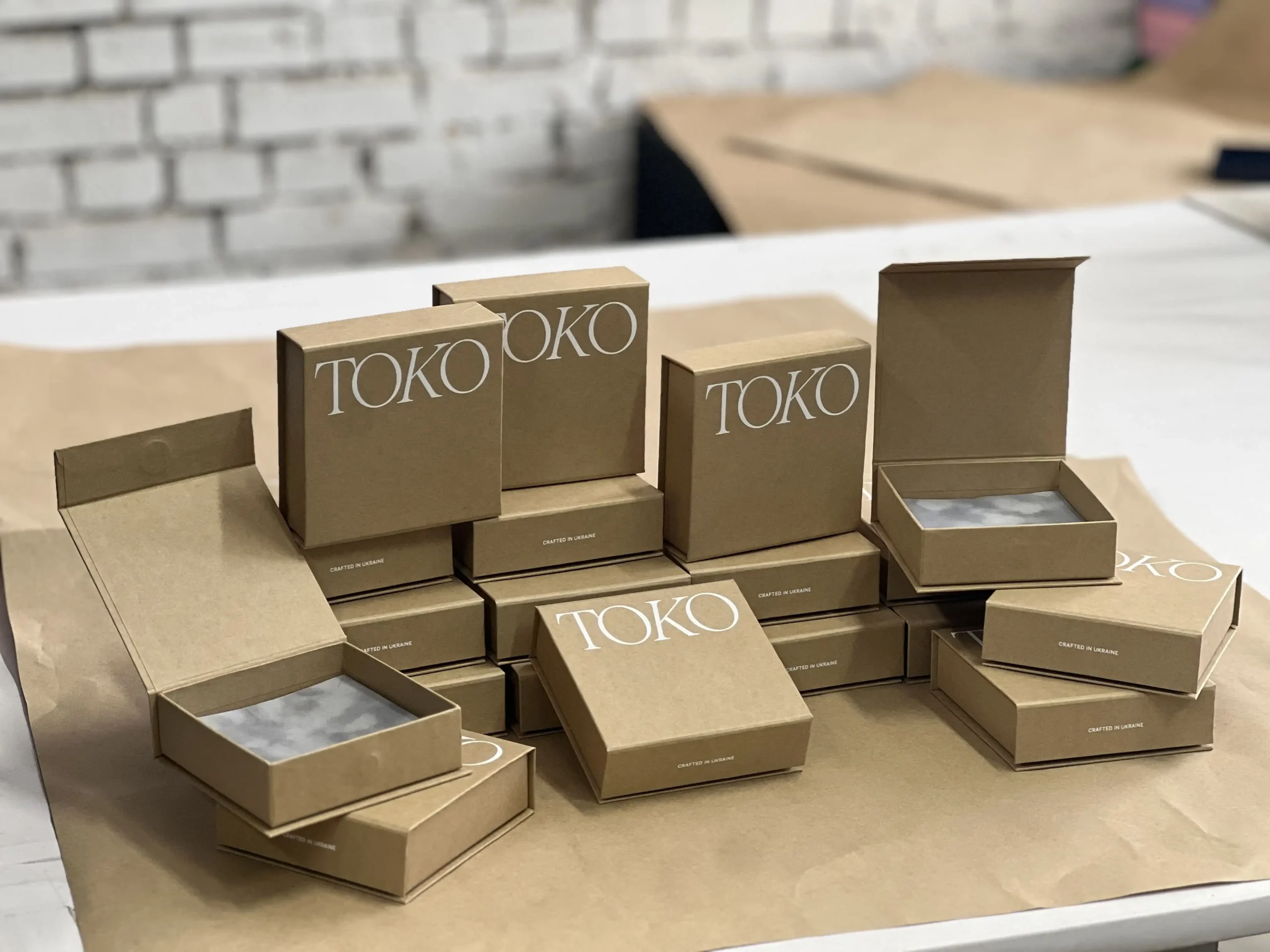 Коробки для пакування ювелірних виробів TOKO